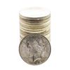 Image 1 : Roll of (20) Brilliant Uncirculated 1922 $1 Peace Silver Dollar Coins