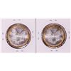 Image 2 : Lot of (2) 2005 $1 American Silver Eagle Coins Nice Toning