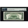 Image 2 : 1950B $5 Federal Reserve Note New York Fr.1963-B PMG Choice Uncirculated 64EPQ