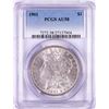1901 $1 Morgan Silver Dollar Coin PCGS AU58
