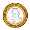 Image 2 : .999 Silver Riverside Resort Casino Laughlin, NV $10 Limited Edition Gaming Token