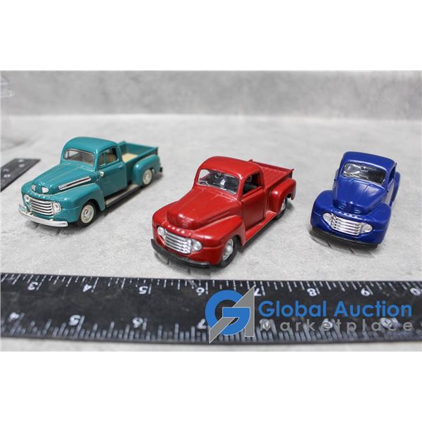 (2) Maisto 1948 Die Cast Ford Pick Up Trucks & 1948 Die Cast Ford Pick Up Truck