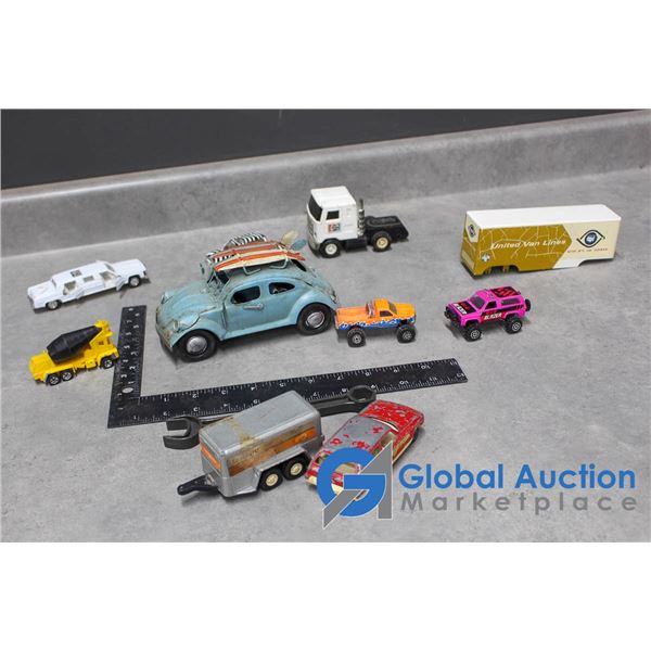 Buddy L. Pepsi Semi Cab & Variety of Other Metal; Die Cast & Plastic Vehicles; Trailers;