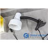 Image 4 : NOS Light Fixture, Clamp Light, & Extension Cord