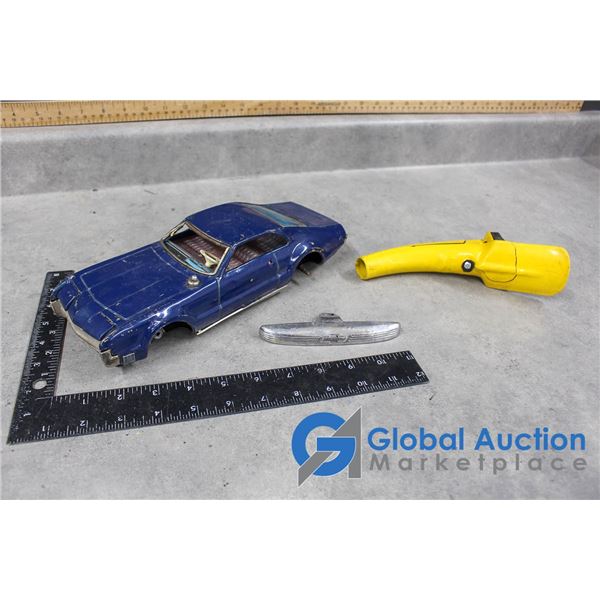 Toy Toronado Chassis, Chevrolet Trim, Oil Can Spout