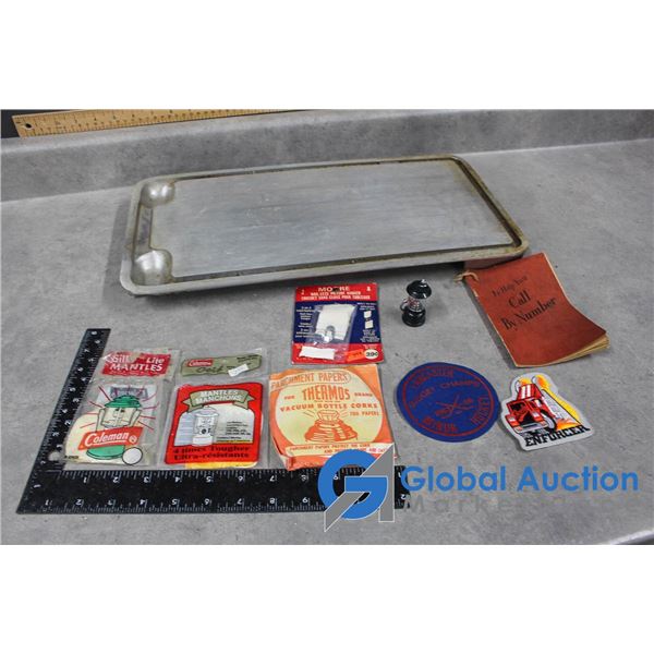 Coleman Aluminum Griddle, Lantern Mantles, & Patches