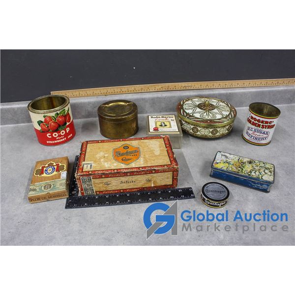 Vintage Tin Collection