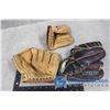 (3) Vintage Kids Ball Gloves