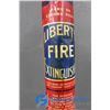 Image 9 : (2) Unique Metal Curtain Rods & Liberty Hanging Fire Extinguisher