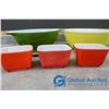 Image 2 : (3) Pyrex Refrigerator Dishes & Large Mixing Bowls