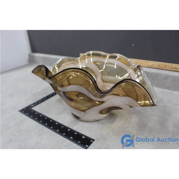 Murano Blown Glass Dish