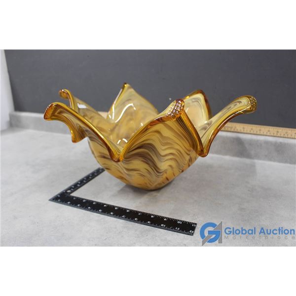 Murano Blown Glass Dish