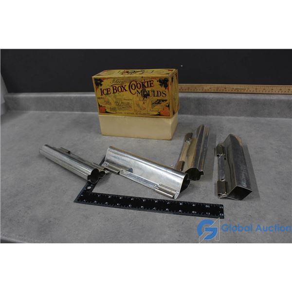 Vintage Ice Box Cookie Molds w/Original Box