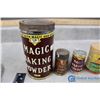 Image 4 : Vintage Baking Tins - Magic Baking Powders, etc.