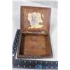 Image 9 : Wooden Desk Items & Binder