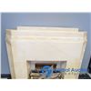 Image 4 : Antique Chalk Fireplace w/Insert