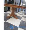 Image 14 : Wooden Table w/Leaf & (5) Chairs