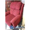Image 3 : **Red Reclining/Rocking Chair