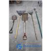 Image 1 : *(2) Leaf Rakes, Shovel, Tree Cutter, Spade