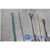 Image 5 : *(2) Leaf Rakes, Shovel, Tree Cutter, Spade
