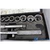 Image 5 : 13 Pcs 1/2" Drive Socket Set w/Case & (2) 1/2" Socket Storage Rails
