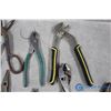Image 4 : Assorted Pliers, Adjustable Pliers, & Tin Snips