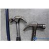 Image 4 : (2) Gooseneck Prybars, Unused Prybar, (2) Hammers
