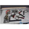 Image 1 : Assorted Oil Filter Wrenches & (3) Auto Nozzles - Parts?