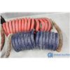 Image 3 : (2) Coil AIr Hoses & Bicycle Pump