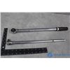 Image 1 : 1/2" Drive 30-250 Ft Lbs Torque Wrench & 1/2" Strong Arm