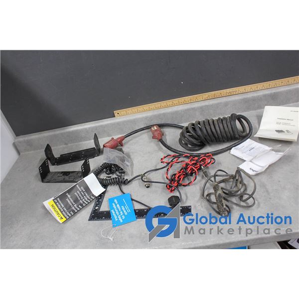 2-Way Radio Parts & 7-Pin Coiled Trailer Wire Harness