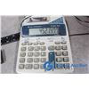 Image 2 : Assortment of Office Supplies, Calculator, Vintage Answering Machine