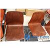 Image 2 : **(4) 1960's Pagholz Stackable Chairs, Marked West Germany - BID PRICE PER CHAIR, TIMES 4