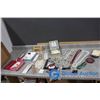 Image 1 : Wooden Jewelery Box with Assorted Contents