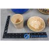 Image 2 : Japanese Flameware Pot, Danks Design Pot and Two Tea Cups W/ Saucers