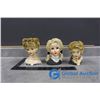 Image 1 : (3) Doll Headvases