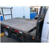 Image 2 : 2002 CHEVROLET SILVERADO 3500 10' FLAT BED TRUCK, WHITE, VIN#1GBJC34142F134398