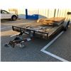 Image 1 : 2005 PJ TRAILER, 520D 20' X 80" TANDEM AXLE FLATBED TRAILER, BLACK, VIN#4P5CH202052075172