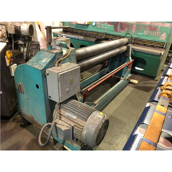** 6' X 1/4" INITIAL PINCH POWER ROLL WITH 5HP DRIVE & AUTO BRAKE