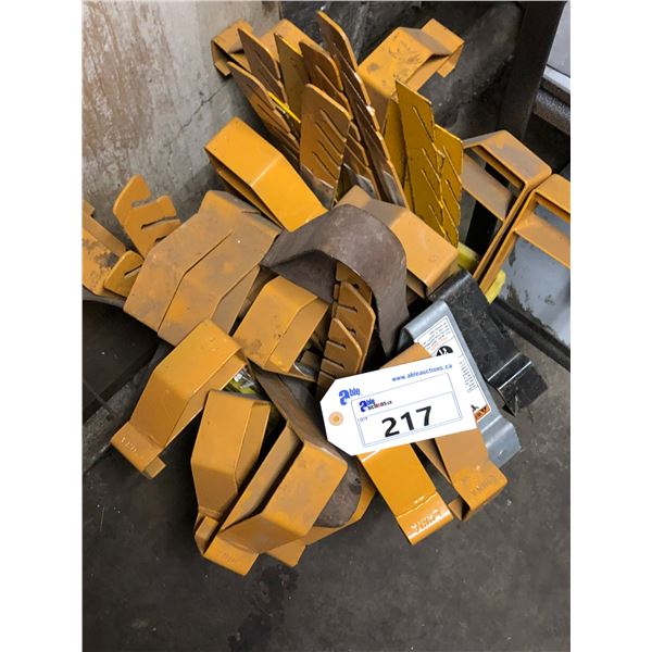 BUCKET OF ROOF BRACKETS