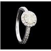 Image 4 : 1.32 ctw Diamond Ring - 14KT White Gold