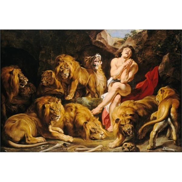 Sir Peter Paul Rubens - Daniel in the Lions Den