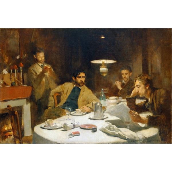 Willard Metcalf - The Ten Cent Breakfast