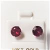 Image 1 : $260 10K  Ruby(2.1ct) Earrings