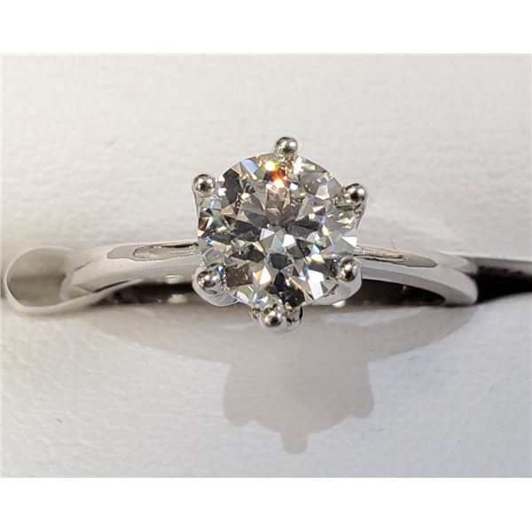 Certified 10K  Moissanite(0.96ct) Ring