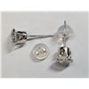 Image 3 : Certified 10K  Moissanite(1.45ct) Earrings