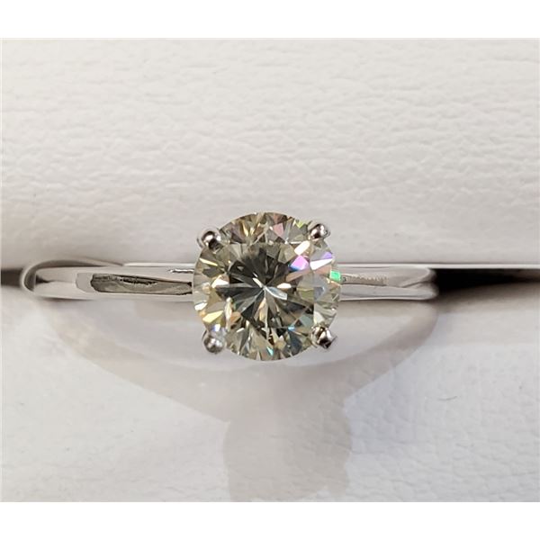 Certified 10K  Moissanite(0.72ct) Ring