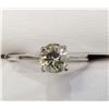 Image 1 : Certified 10K  Moissanite(0.72ct) Ring