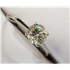 Image 2 : Certified 10K  Moissanite(0.72ct) Ring