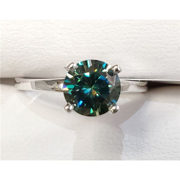 Certified 10K  Moissanite(1.05ct) Ring